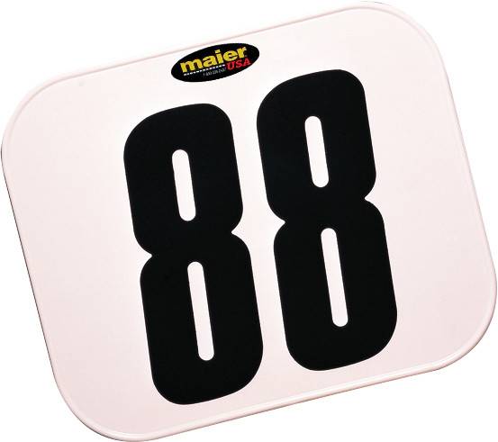 MAIER - RECTANGULAR CLASS C PLATE (WHITE) - Image 1