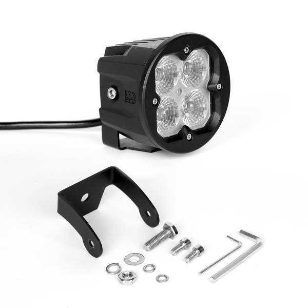 XK GLOW - 20W ROUND RGB POD LIGHTS FLOOD BEAM - Image 1