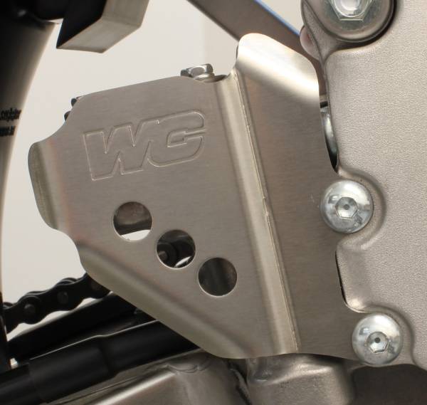 WORKS - REAR MASTER CYL GUARD RMZ250 - Image 1