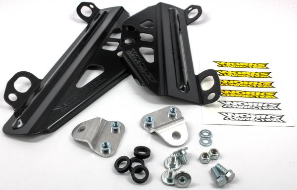 WORKS - RADIATOR BRACES BLACK - Image 1