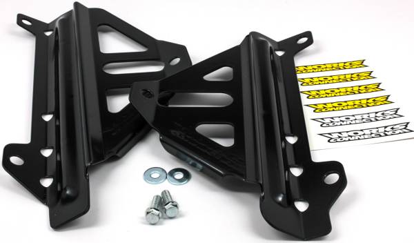 WORKS - RADIATOR BRACES BLACK - Image 1