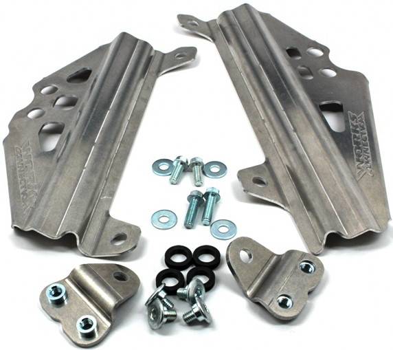 WORKS - RADIATOR BRACES RMZ450 - Image 1