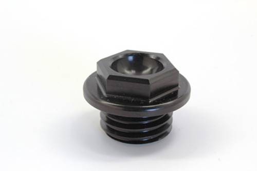 WORKS - OIL FILLER PLUG BLACK - Image 1