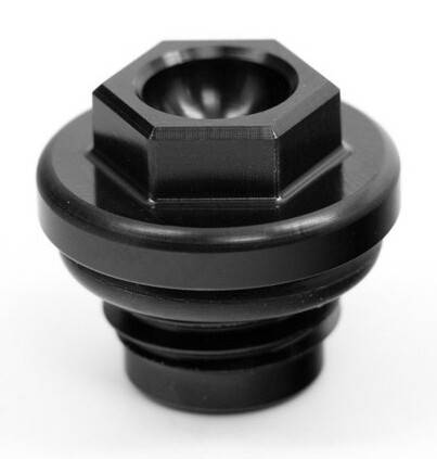 WORKS - OIL FILLER PLUG BLACK - Image 1