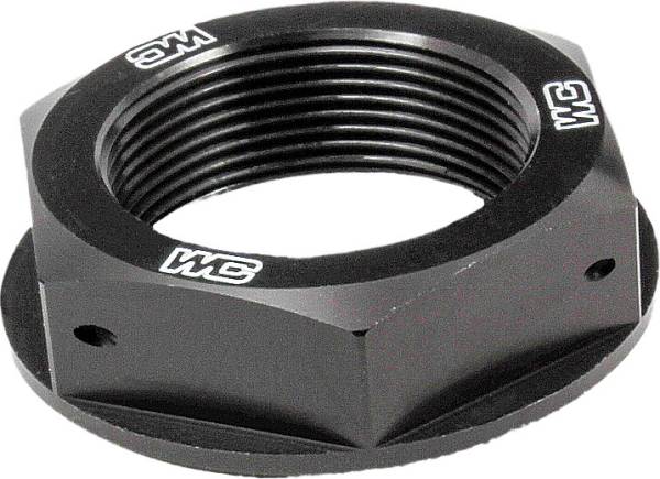 WORKS - STEERING STEM NUT (BLACK) - Image 1