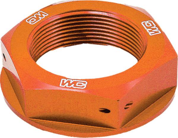 WORKS - STEERING STEM NUT (ORANGE) - Image 1