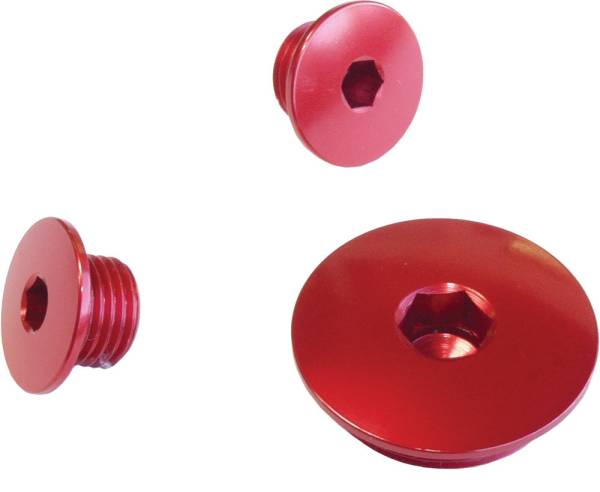 WORKS - ENGINE PLUG RED - Image 1