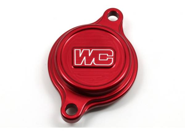 WORKS - OIL FILTER COVER RED YAM - Image 1