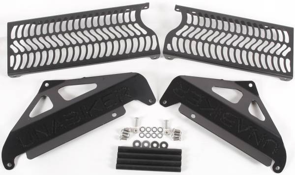 UNABIKER - RADIATOR GUARD (BLACK) - Image 1