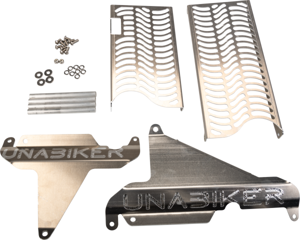 UNABIKER - RADIATOR GUARD NATURAL KAW - Image 1