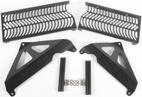 UNABIKER - RADIATOR GUARD (BLACK) - Image 1