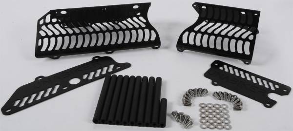 UNABIKER - RADIATOR GUARD (BLACK) - Image 1