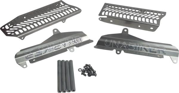 UNABIKER - RADIATOR GUARD SUZUKI BLACK - Image 1