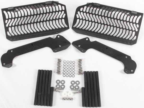 UNABIKER - RADIATOR GUARD (BLACK) - Image 1