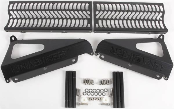 UNABIKER - RADIATOR GUARD (BLACK) - Image 1