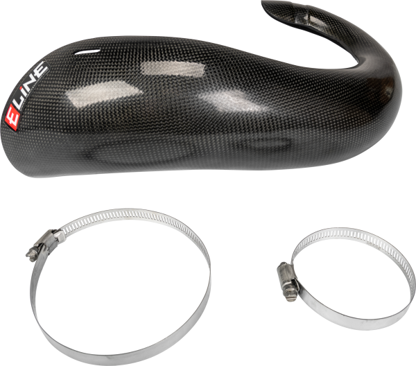 E-LINE ACCESSORIES - CARBON FIBER PIPE GUARDS HUS/KTM - Image 1