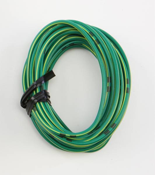 SHINDY - ELECTRICAL WIRING GREEN/YELLOW 14A/12V 13' - Image 1