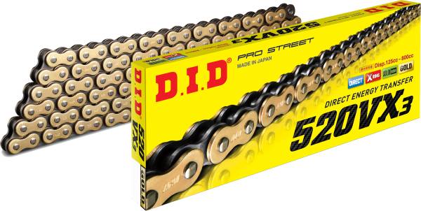 D.I.D - 520VX3 GOLD 25 FT. - Image 1