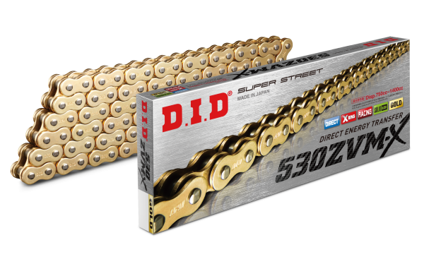 D.I.D - SUPER STREET 530ZVMXG-100L X-RING CHAIN GOLD - Image 1