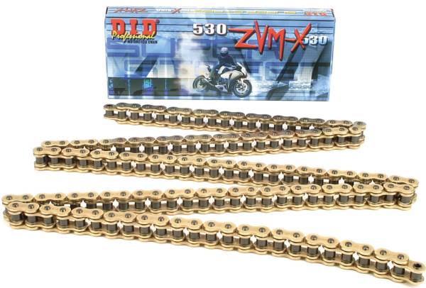 D.I.D - SUPER STREET 530ZVMX-120 X-RING CHAIN GOLD - Image 1