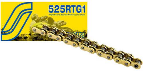 SUNSTAR - CHAIN RTG1 WORKS SEALED 525X120 GLD/GLD - Image 1