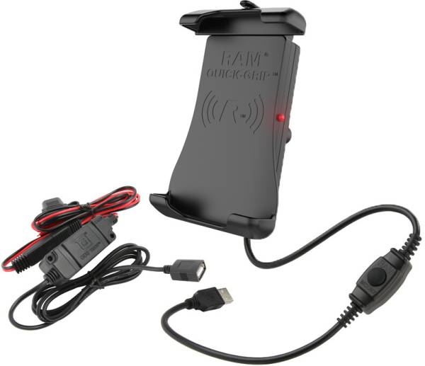 RAM - WIRELESS CHARGING HOLDER QUICK GRIP W/HARNESS - Image 1