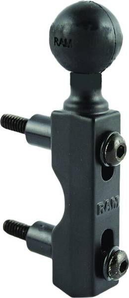 RAM - MOTORCYCLE BRAKE/CLUTCH RESERVOIR BASE W/1" BALL - Image 1