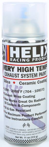 HELIX - VERY HIGH TEMP EXHAUST SYSTEM PAINT SATIN CLEAN 11OZ - Image 1