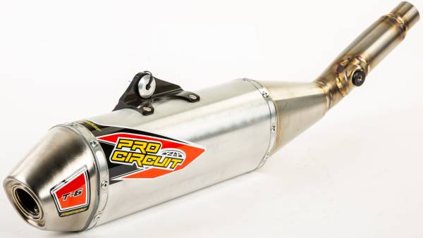 PRO CIRCUIT - T-6 STAINLESS SLIP-ON SILENCER KX450F '19-22 - Image 1