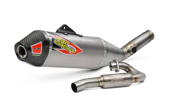 PRO CIRCUIT - P/C TI-6 EXHAUST SYSTEM W/CARBON CAP - Image 1