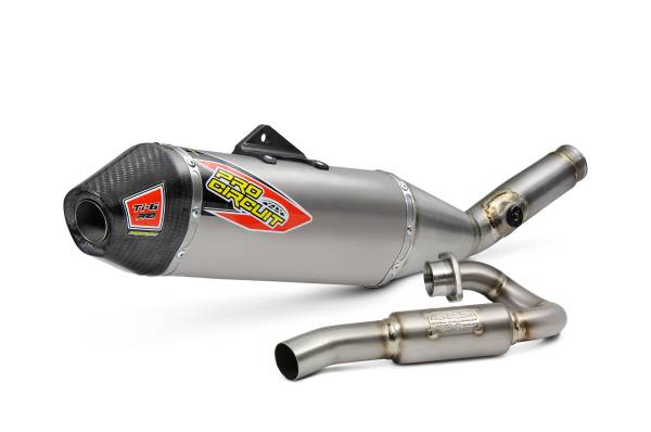 PRO CIRCUIT - P/C TI-6 PRO EXHAUST W/CARBON CAP - Image 1