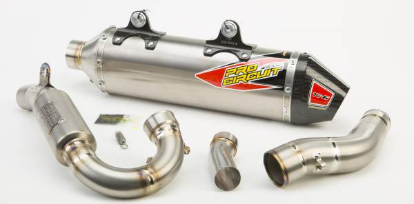 PRO CIRCUIT - TI-6 TITANIUM EXHAUST SYSTEM W/CARBON END CAP - Image 1