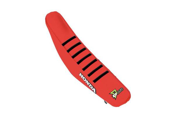 D-COR - SEAT COVER RED W/RIBS - Image 1