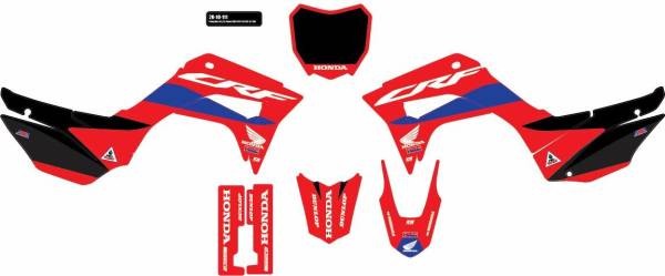 D-COR - COMP KIT HONDA HRC BLACK BG - Image 1