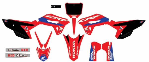 D-COR - COMP KIT HONDA HRC BLACK BG - Image 1