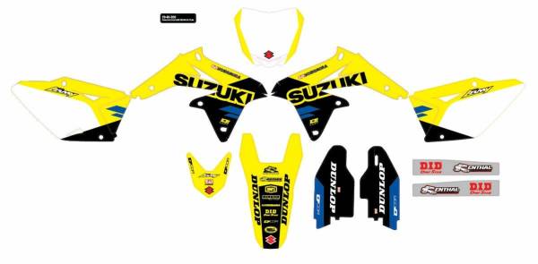 D-COR - COMP KIT SUZUKI ARMY WHITE BG - Image 1