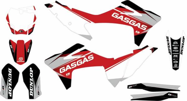 D-COR - COMP KIT COR9 GASGAS WHITE BG - Image 1