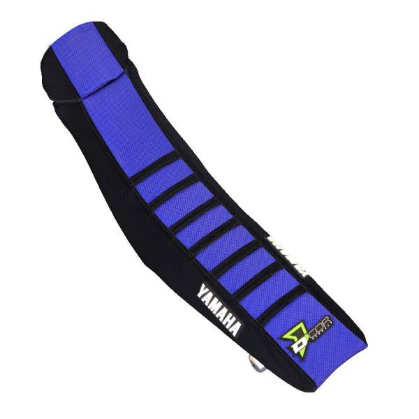 D-COR - SEAT COVER BLACK/BLUE BLACK RIBS YAM - Image 1