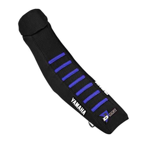 D-COR - SEAT COVER BLACK W/BLUE RIBS YAM - Image 1