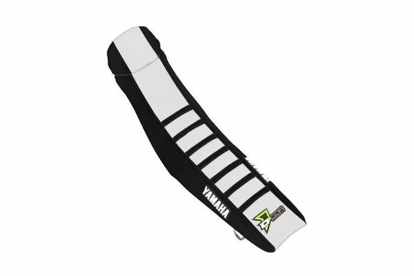 D-COR - SEAT COVER BLACK/WHITER RIBS - Image 1