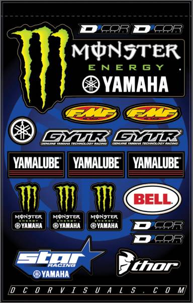 D-COR - STAR MONSTER DECAL SHEET - Image 1