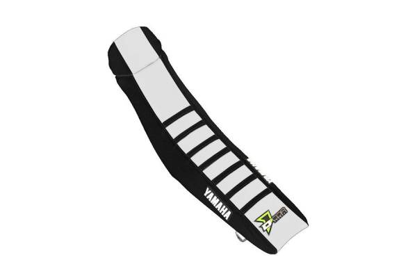 D-COR - SEAT COVER BLACK/WHITE W/RIBS - Image 1