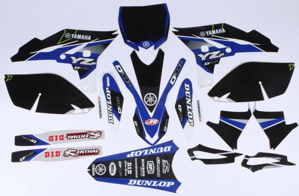 D-COR - YAMAHA RACELINE GRAPHICS COMPLETE GRAPHIC KIT BLACK - Image 1