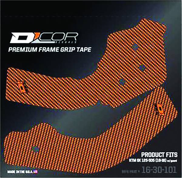 D-COR - FRAME GRIP GUARD DECAL ORANGE - Image 1