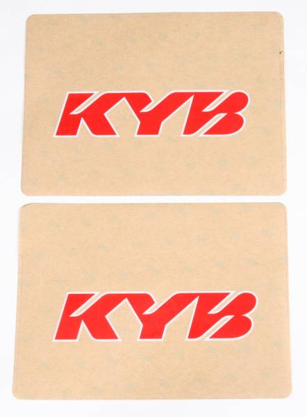 D-COR - UPPER FORK DECAL KYB RED - Image 1