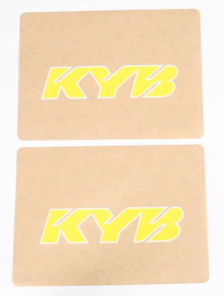 D-COR - UPPER FORK DECAL KYB YELLOW - Image 1