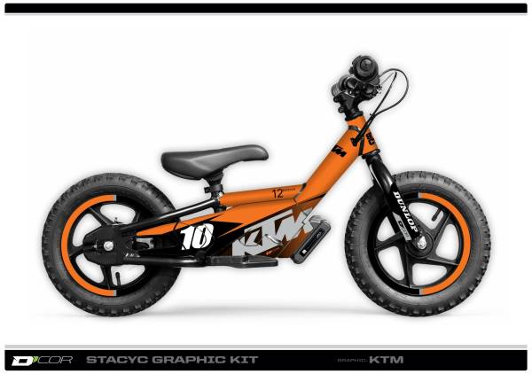 D-COR - GRAPHIC KIT STACYC KTM GRAPHIC KIT STACYC 12" & 16" - Image 1