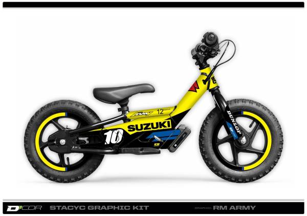 D-COR - GRAPHIC KIT STACYC SUZUKI GRAPHIC KIT STACYC 12" & 16" - Image 1