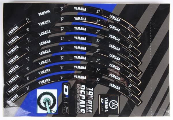 D-COR - RIM DECALS 19" YAMAHA LOGO REAR - Image 1