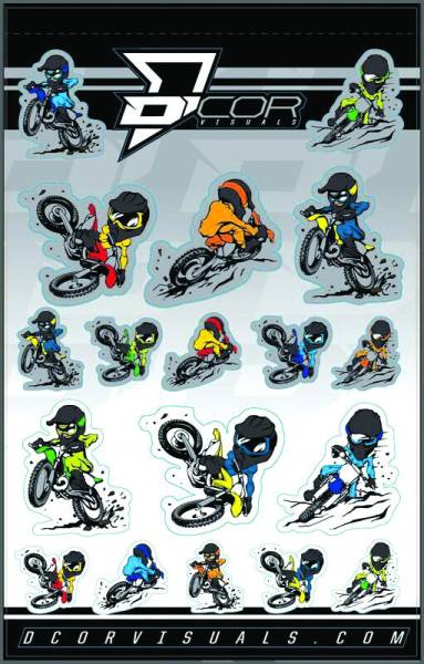 D-COR - KIDS CHARICATURE DECAL SHEET 4 MIL - Image 1